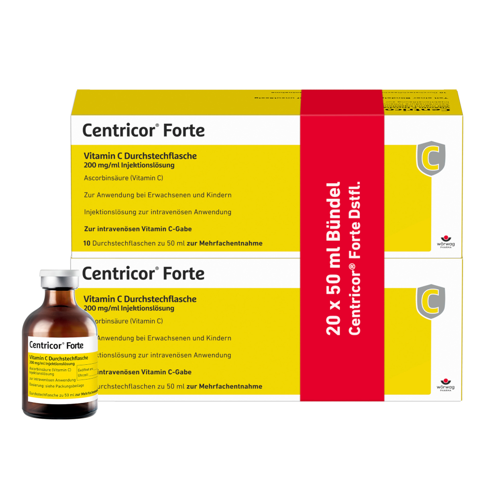 Centricor Forte Vitamin C 20X50 ml Injektionslösung