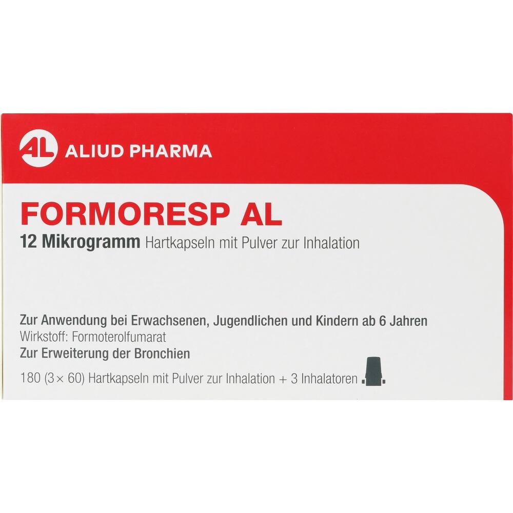 FORMORESP AL 12 µg Hartkapseln mit Pulver zur Inhalation 3X60 St Hartkapseln mit Pulver zur Inhalation