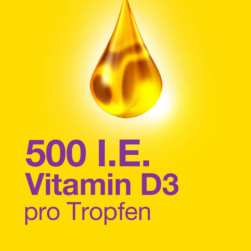 VIGANTOLVIT 500 I.E./Tropfen Vitamin D3 Öl 10 ml Tropfen zum Einnehmen