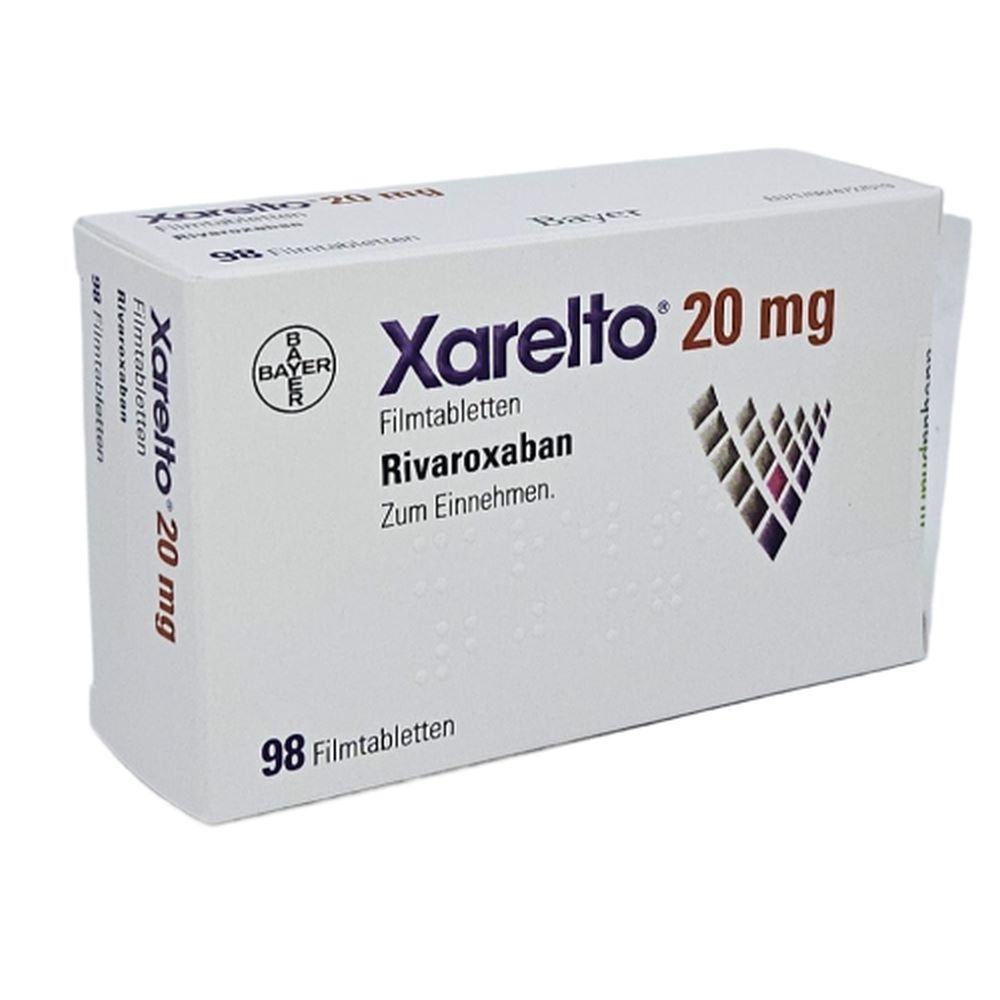 XARELTO 20 mg Filmtabletten 98 St Filmtabletten
