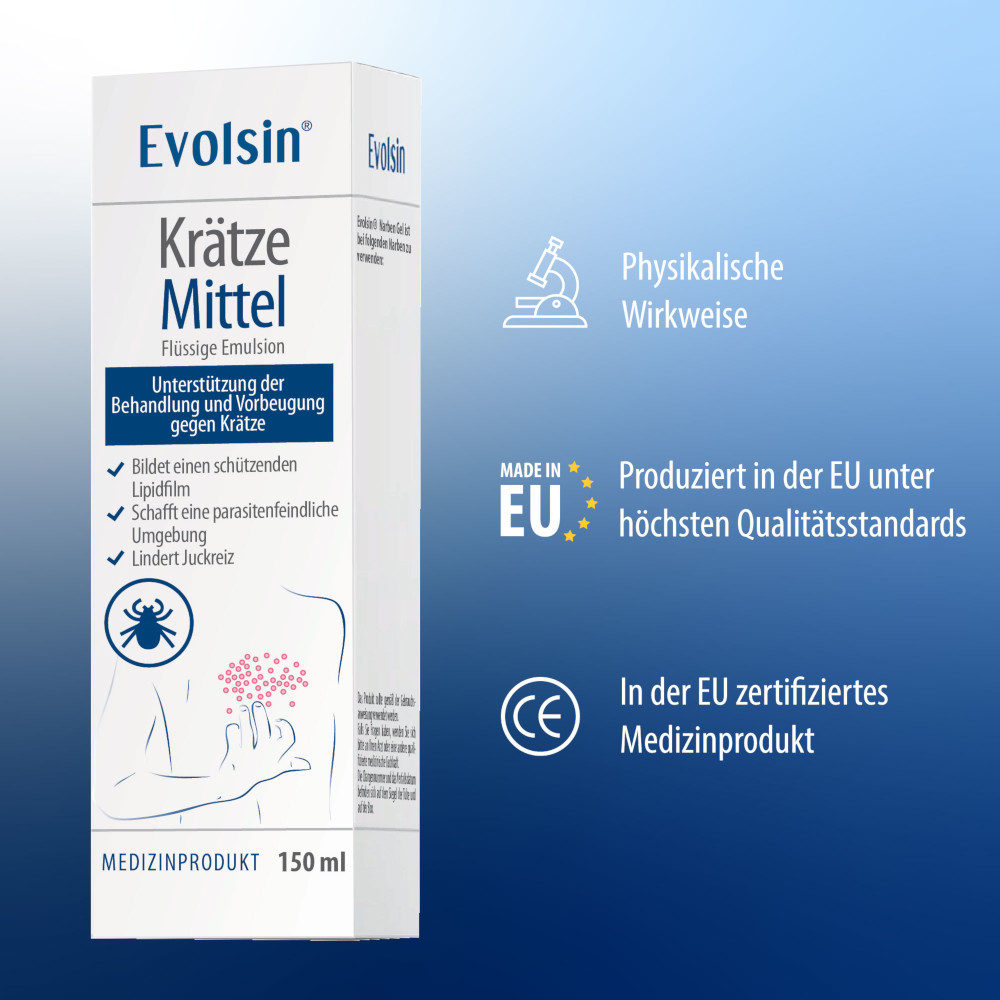 Evolsin Krätze Mittel 150 ml Emulsion