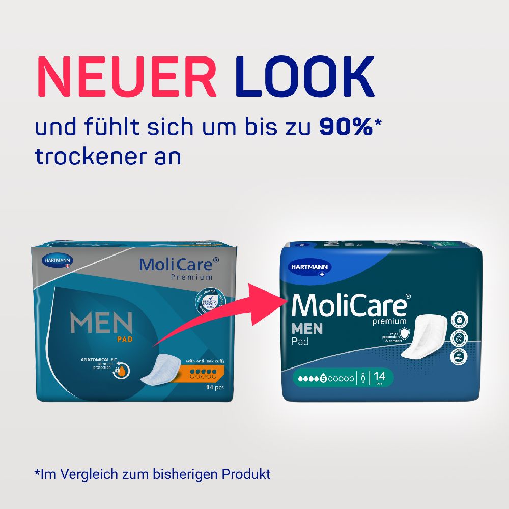 MoliCare premium MEN Pad 5 Tropfen 14 St