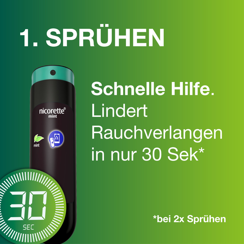 nicorette fruit & mint Spray 6er Set 3X2 St Spray