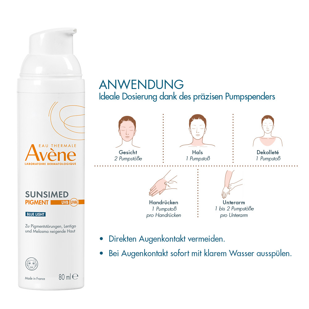 Avène SUNSIMED PIGMENT BLUE LIGHT  80 ml Emulsion