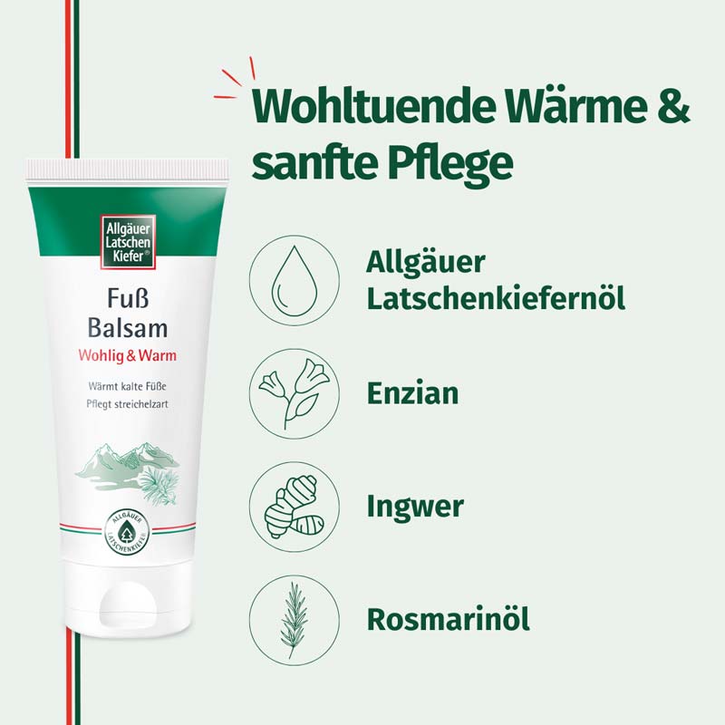 Allgäuer Latschen Kiefer Fuß Balsam 100 ml Creme