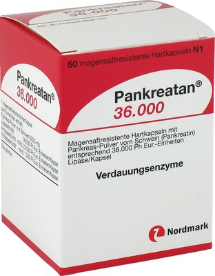 Pankreatan 36000 50 St Magensaftresistente Hartkapseln