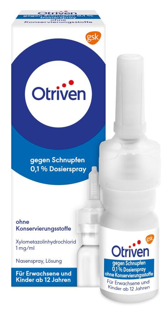 Otriven SCHNUPFEN DOSIERSPRAY OK 0,1% Doppelpack 2X10 ml Dosierspray