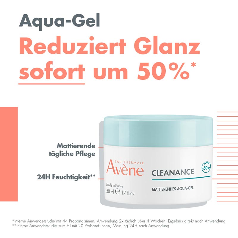 Avène CLEANANCE MATTIERENDES AQUA-GEL  50 ml Gel