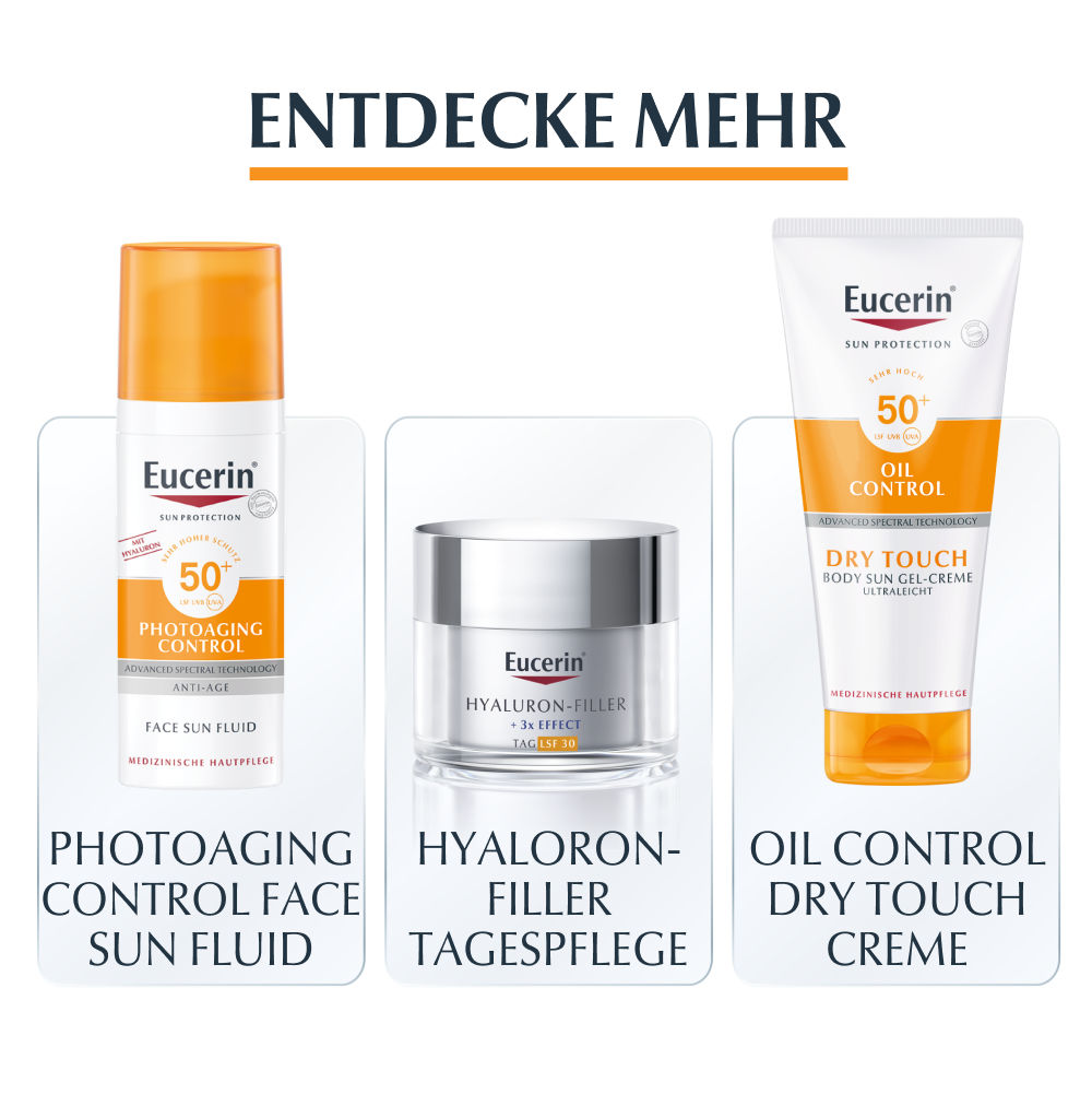 Eucerin SUN PHOTOAGING CONTROL TINTED FACE SUN GEL-CREME MITTEL LSF 50+   50 ml Creme