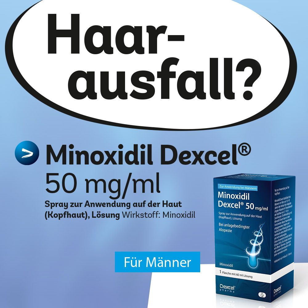 Minoxidil Dexcel 50 mg/ml 60 ml Lösung