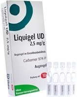 Liquigel UD 2,5mg/g Augengel 30X0.5 g Einzeldosispipetten