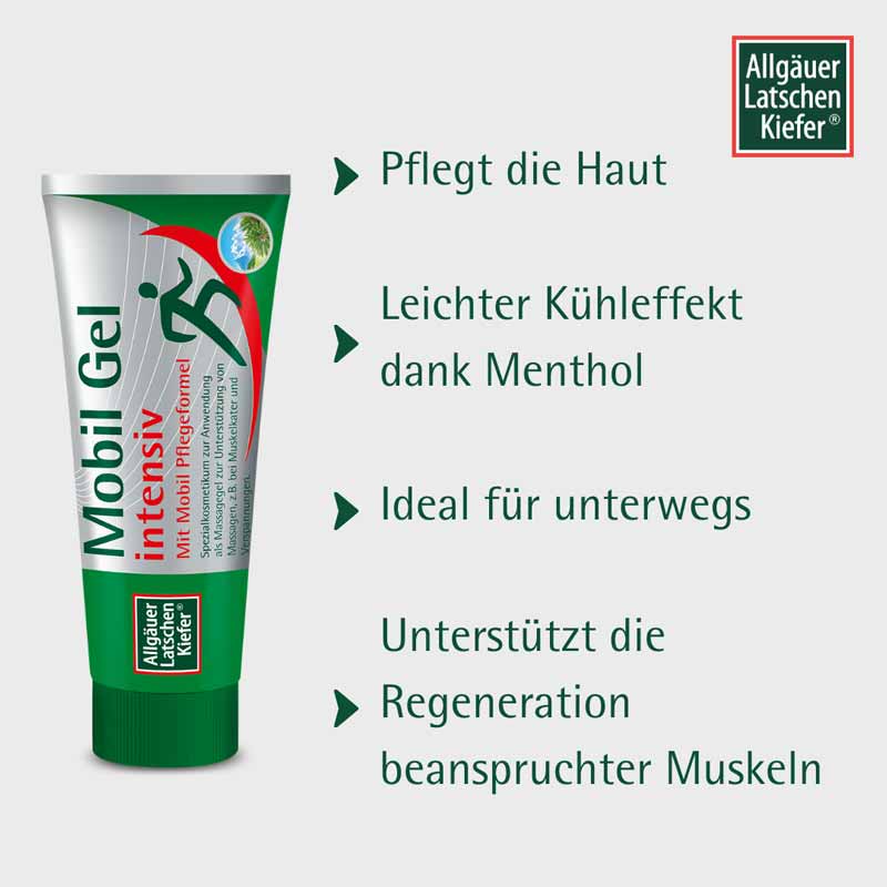 Allgäuer Latschen Kiefer Mobil Gel intensiv  100 ml Gel