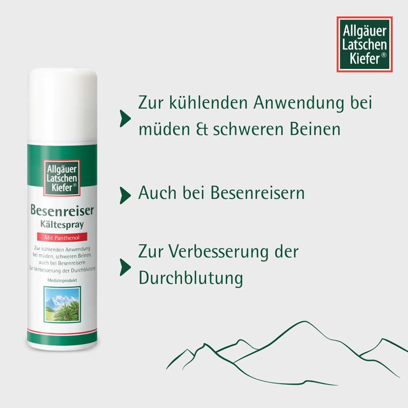 Allgäuer Latschen Kiefer Besenreiser Kältespray 150 ml Spray
