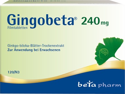 Gingobeta 240mg 120 St Filmtabletten