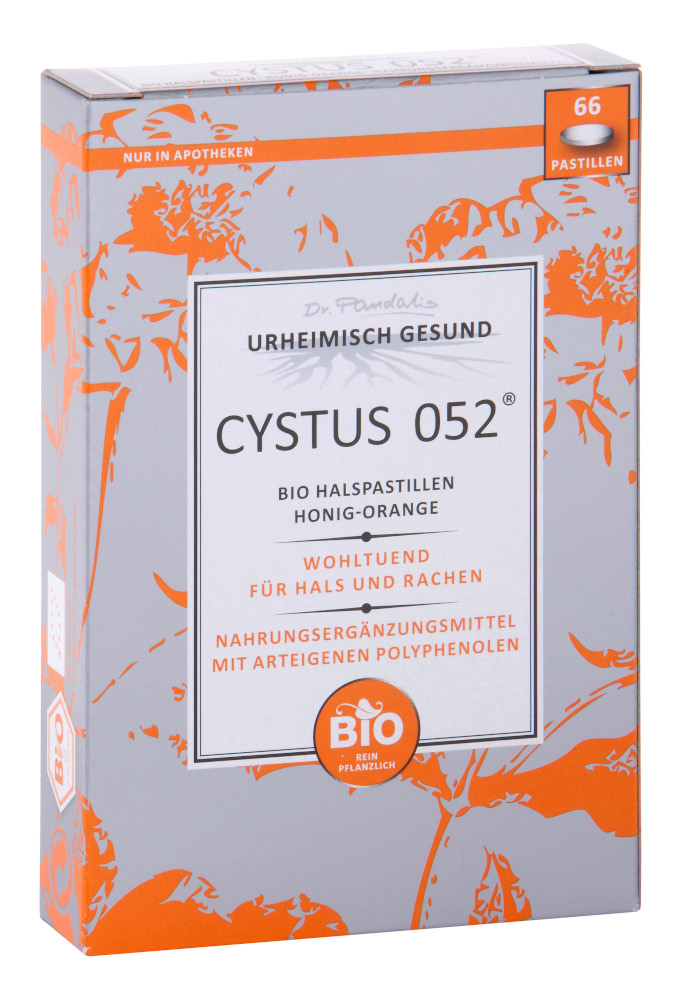 CYSTUS 052 BIO HALSPASTILLEN HONIG-ORANGE 66 St Pastillen