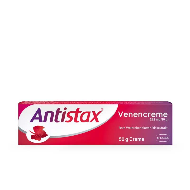 Antistax Venencreme, bei müden, schweren Beinen, Venenschwäche & Krampfadern 50 g Creme