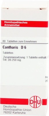 CANTHARIS D 6 Tabletten 80 St Tabletten