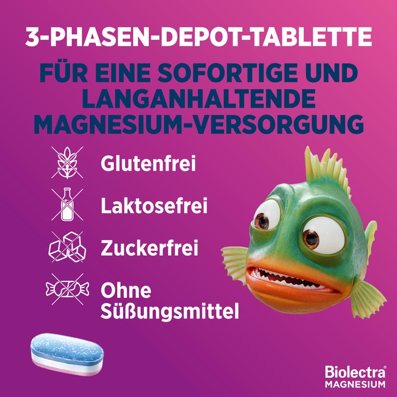 Biolectra MAGNESIUM 400 mg ultra 3-Phasen-Depot 30 St Tabletten