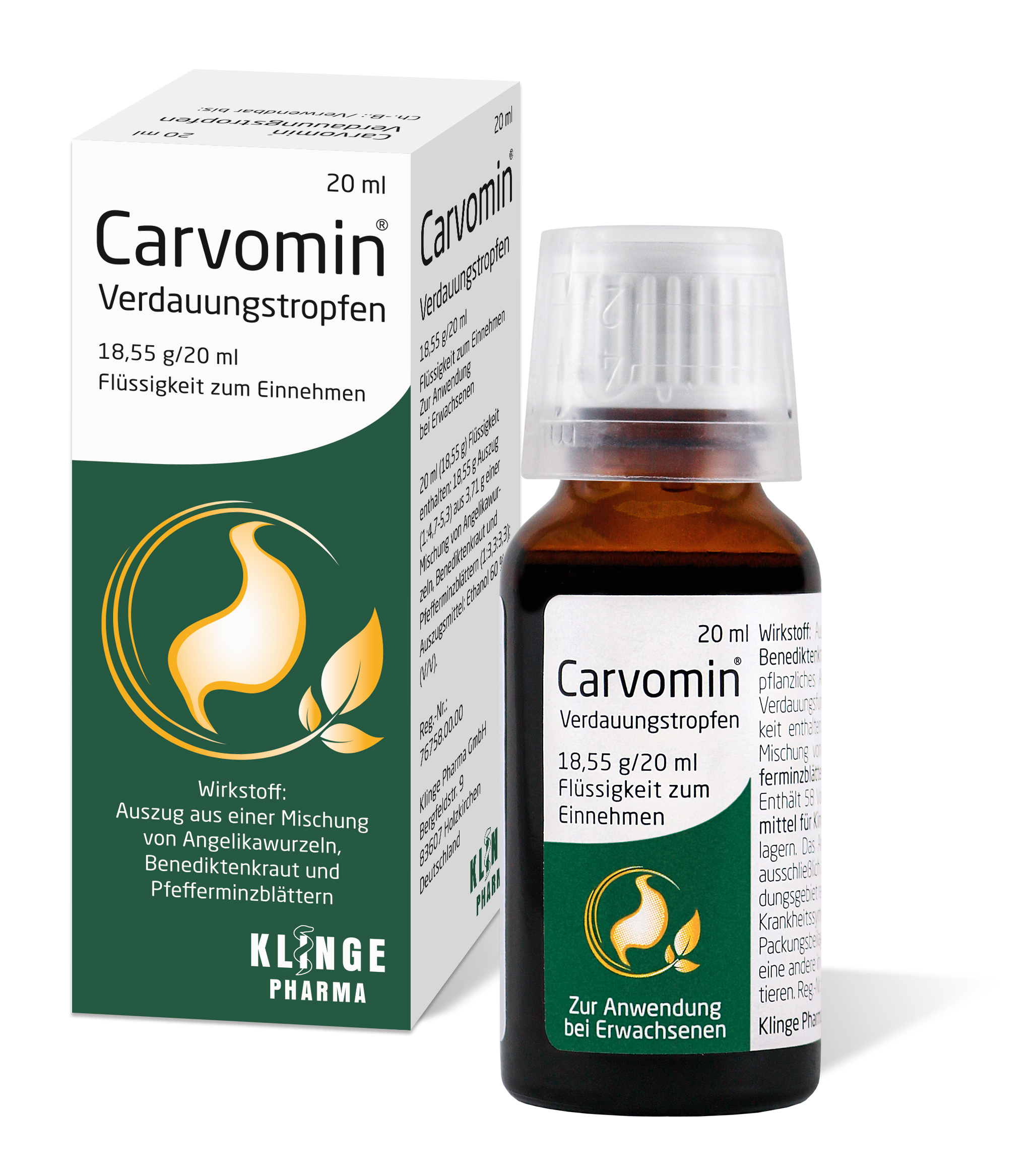 Carvomin Verdauungstropfen 20 ml Flüssigkeit zum Einnehmen