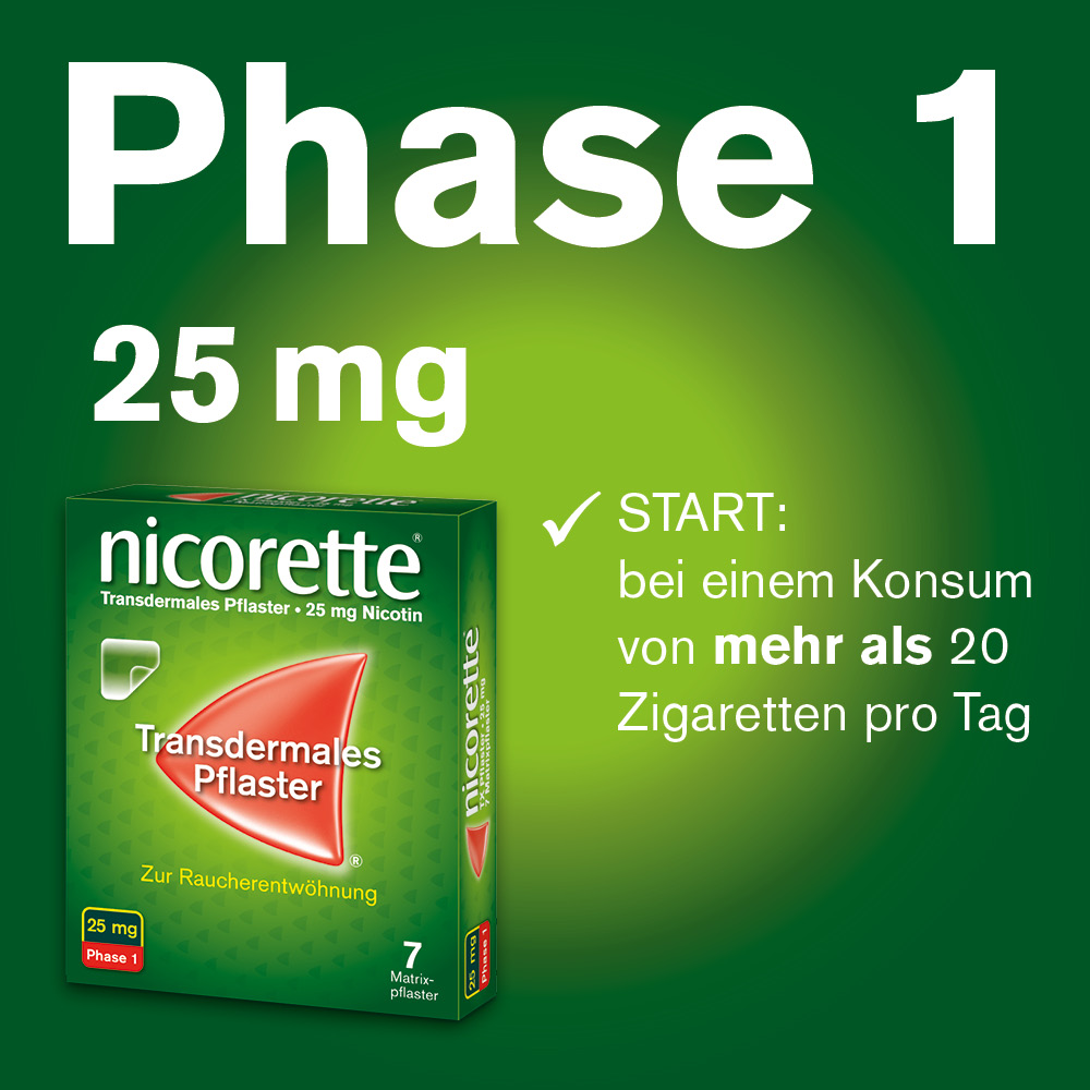 nicorette Nikotinpflaster mit 15 mg Nikotin zur Raucherentwöhnung