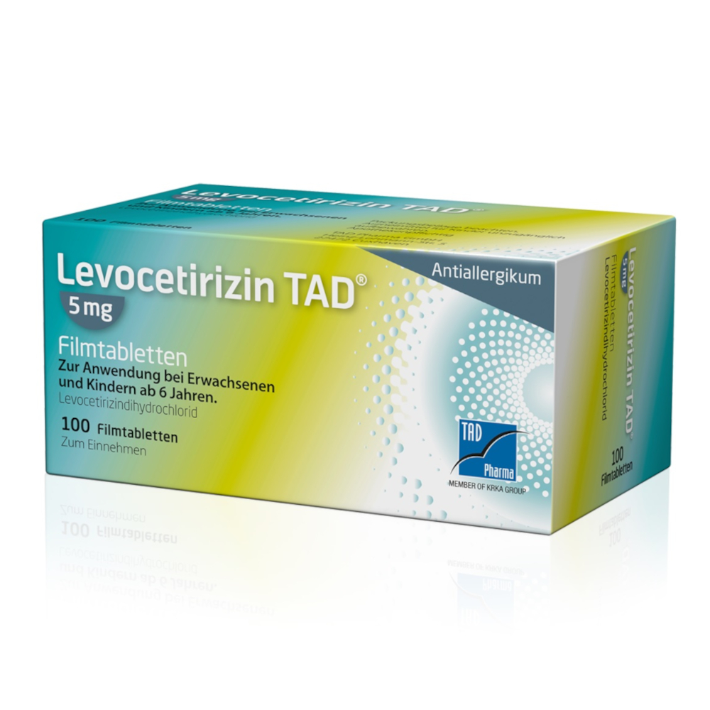 Levocetirizin TAD 5mg 100 St Filmtabletten