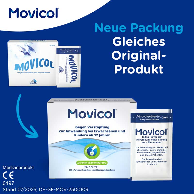 MOVICOL aromafrei Pulver 10 St Pulver zur Herstellung einer Lösung zum Einnehmen