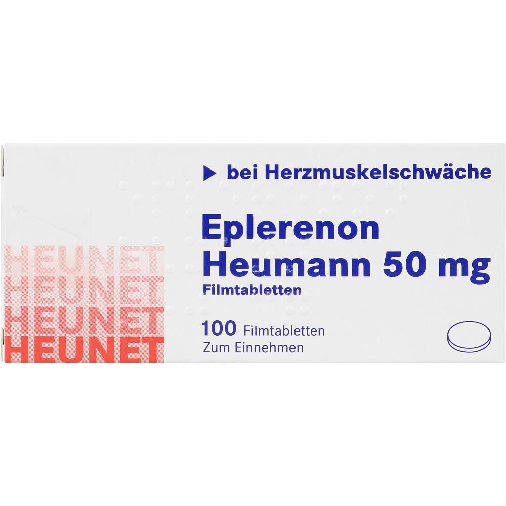 EPLERENON Heumann 50 mg Filmtabletten Heunet 100 St Filmtabletten