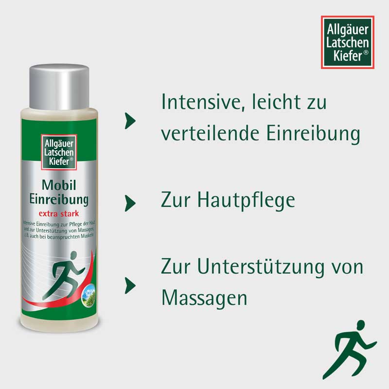 Allgäuer Latschen Kiefer Mobil Einreibung extra stark 250 ml Einreibung