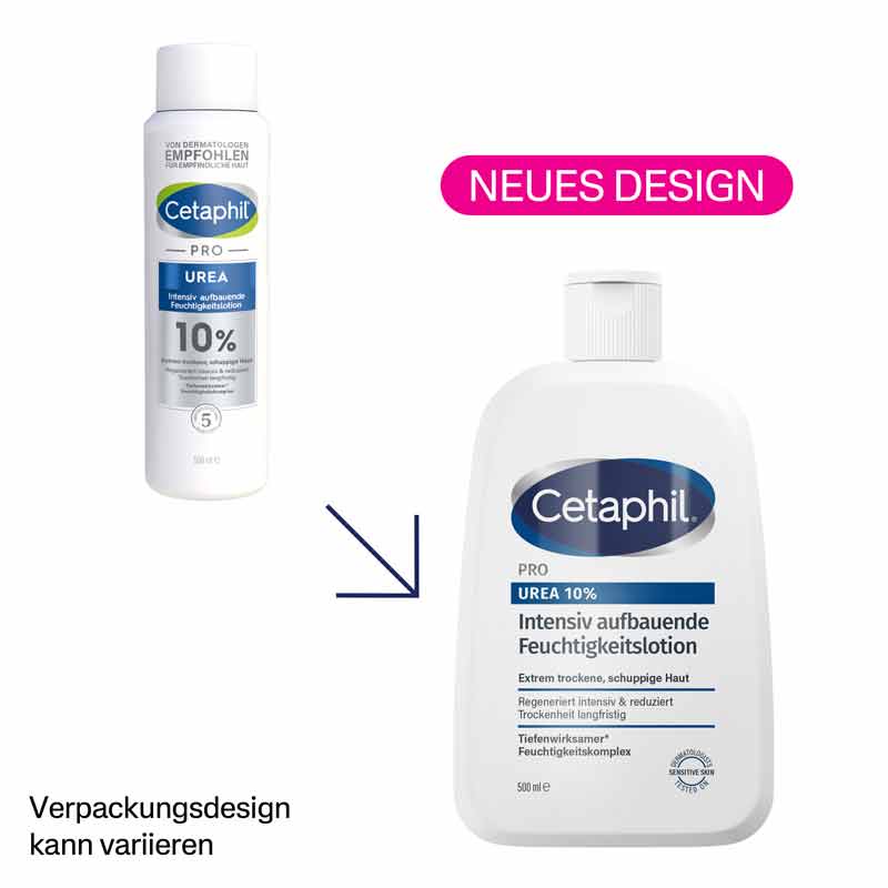 Cetaphil PRO UREA 10% Intensiv aufbauende Feuchtigkeitslotion 500 ml Lotion