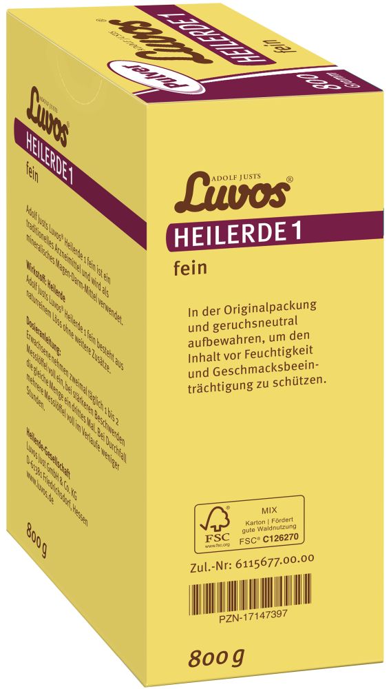 Luvos HEILERDE 1 fein 800 g Pulver