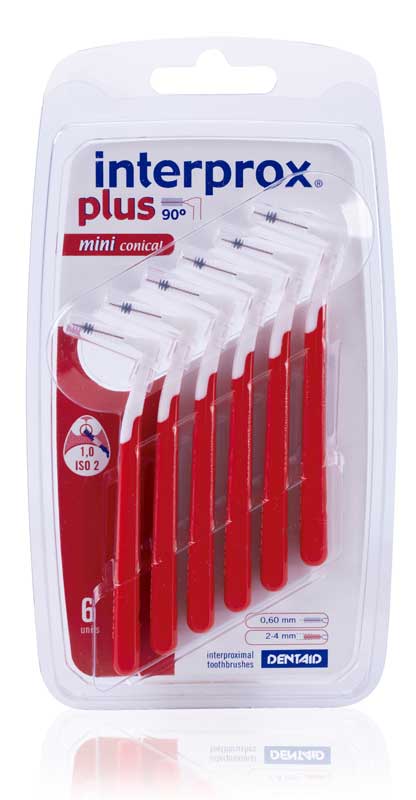 interprox plus mini conical rot Interdentalbürste 6 St Zahnbürste