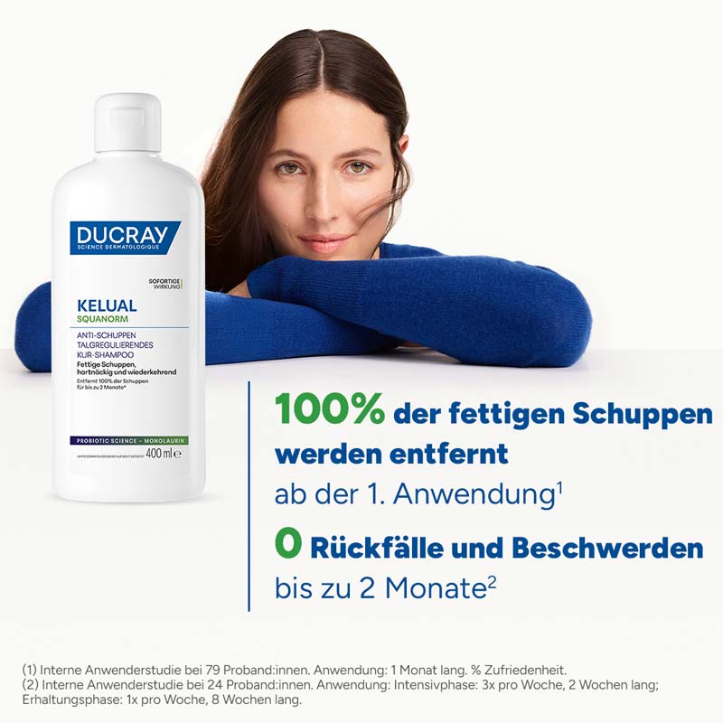 DUCRAY KELUAL SQUANORM ANTI-SCHUPPEN TALGREGULIERENDES KUR-SHAMPOO 400 ml Shampoo