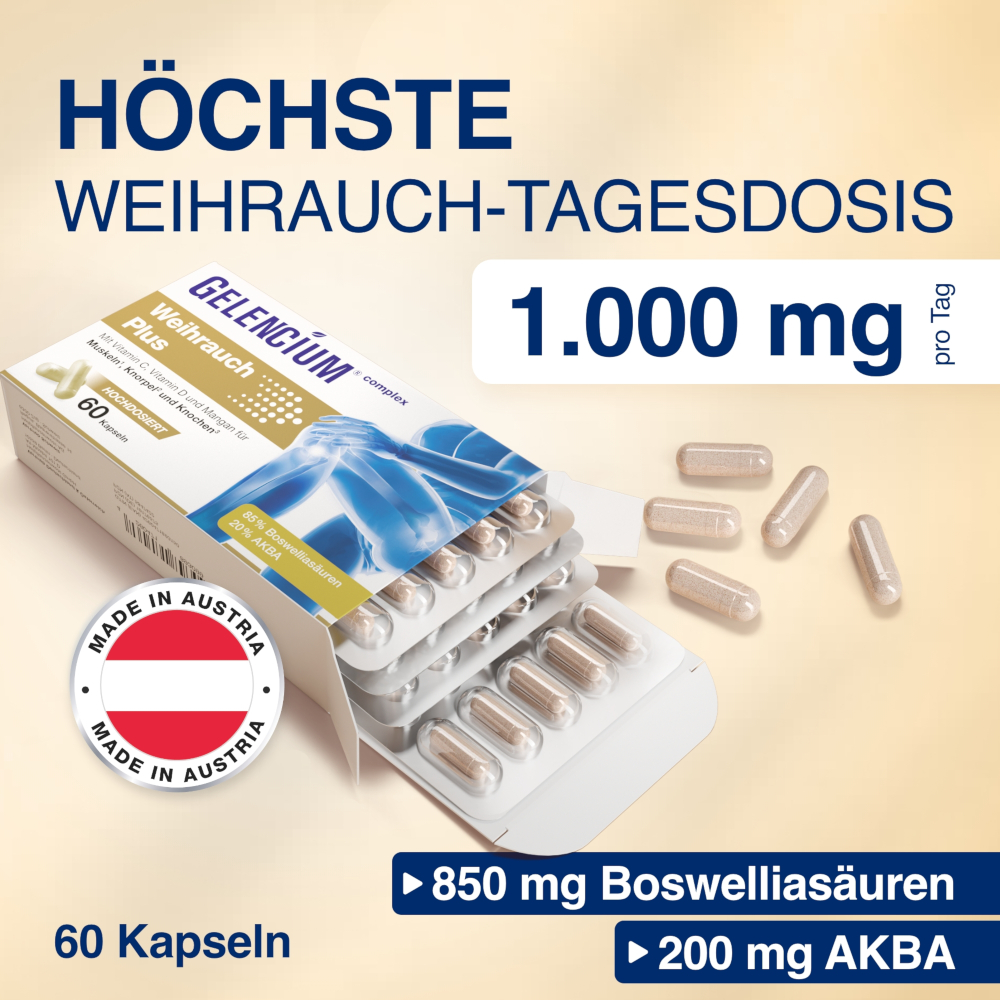 GELENCIUM Weihrauch Plus 60 St Kapseln