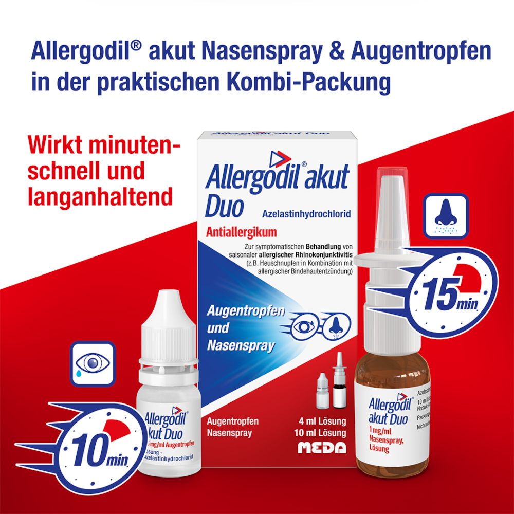 Allergodil akut Duo Antiallergikum  1 St Kombipackung