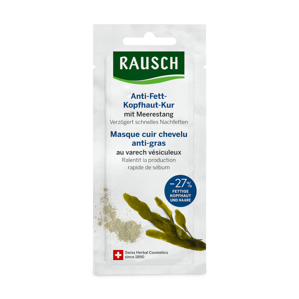 RAUSCH Anti-Fett-Kopfhaut-Kur mit Meerestang 15 ml Beutel