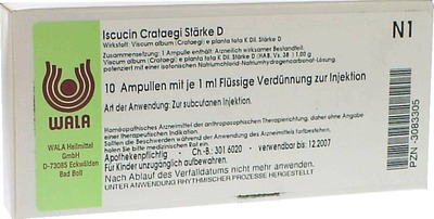 Iscucin Crataegi Stärke D 10X1 ml Ampullen