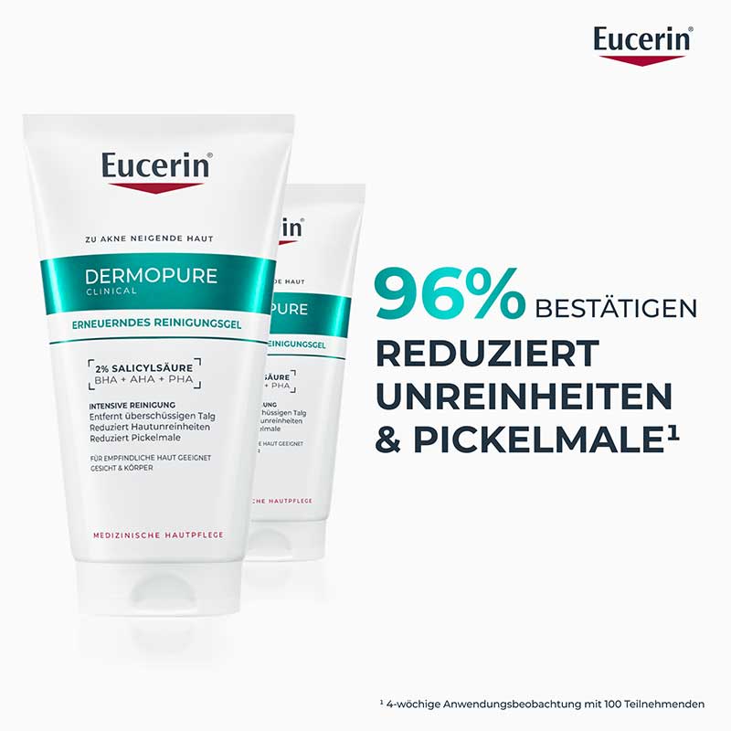 Eucerin DERMOPURE CLINICAL ERNEUERNDES REINIGUNGSGEL 150 ml Gel