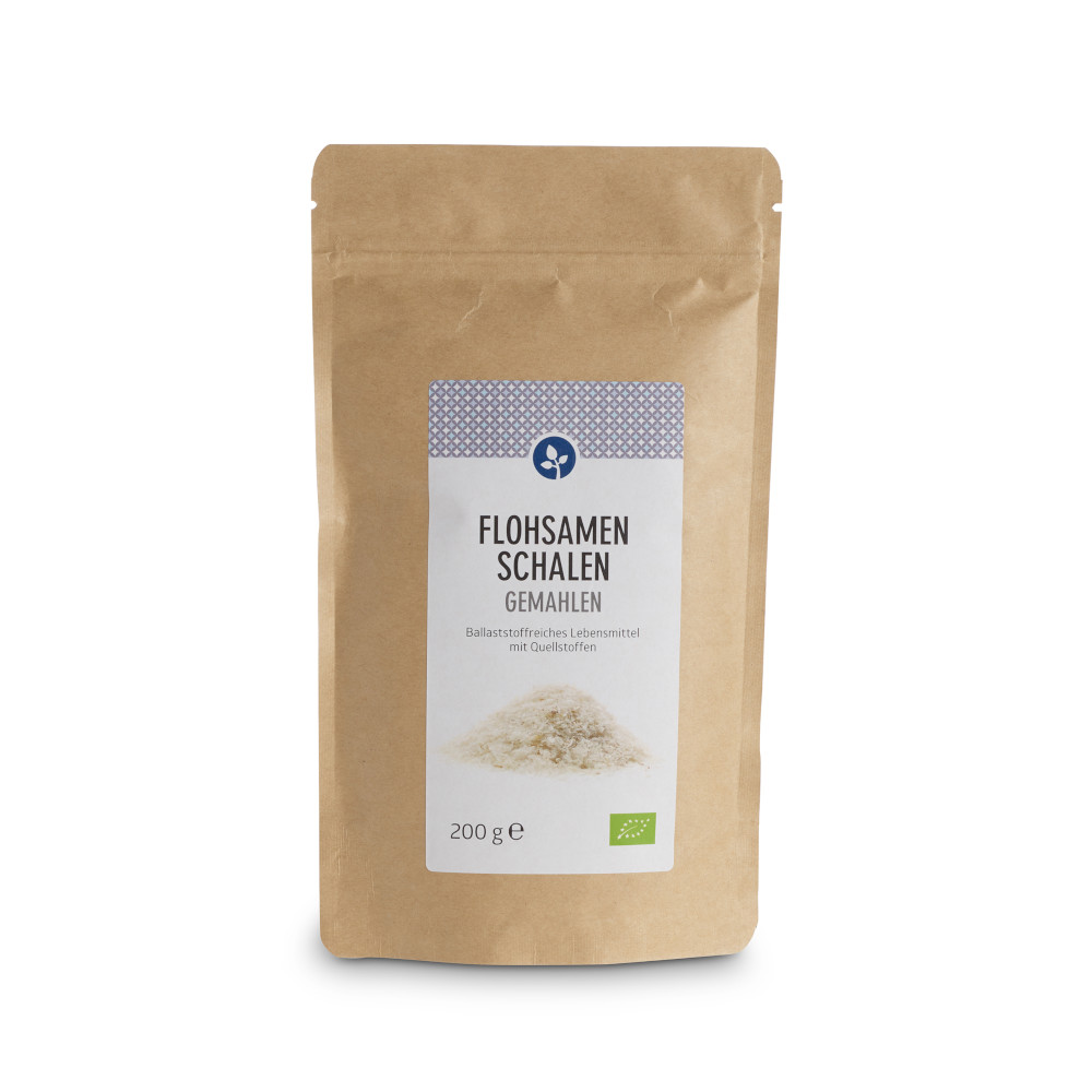 FLOHSAMENSCHALEN GEMAHLEN 200 g Pulver