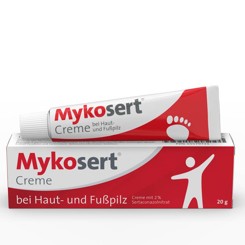 Mykosert Creme bei Haut- und Fußpilz 20 g Creme
