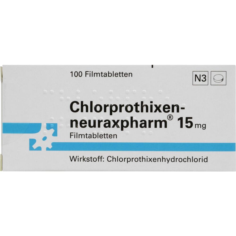 CHLORPROTHIXEN neuraxpharm 15 mg Filmtabletten 100 St Filmtabletten