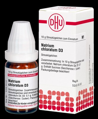 NATRIUM CHLORATUM D 3 Globuli 10 g Globuli