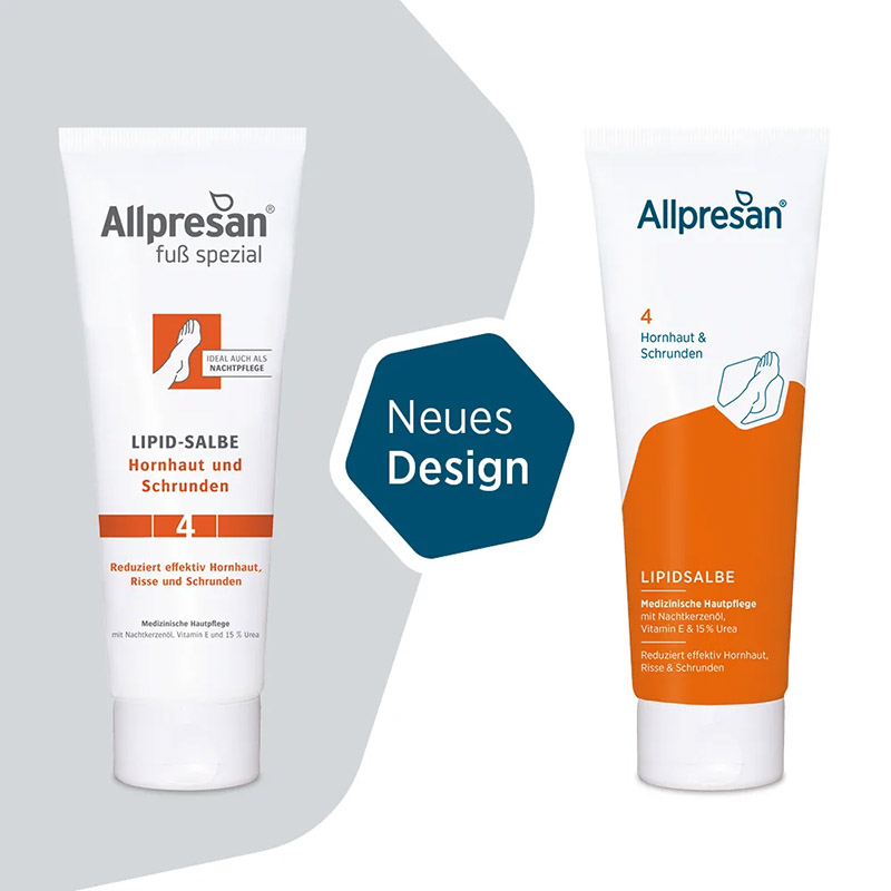 Allpresan Fuß spezial Nummer 4 LIPID-SALBE Hornhaut & Schrunden 125 ml Salbe