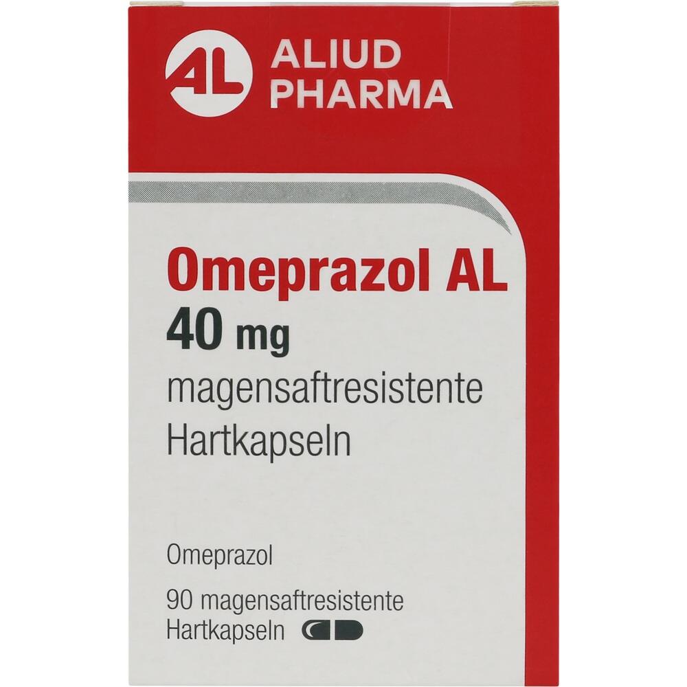 OMEPRAZOL AL 40mg 90 St Magensaftresistente Hartkapseln
