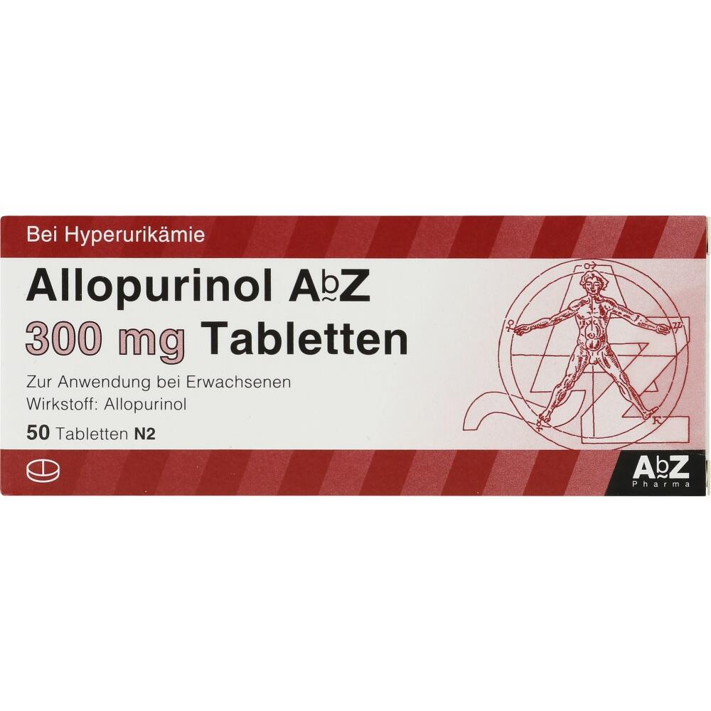 Allopurinol AbZ 300mg 50 St Tabletten