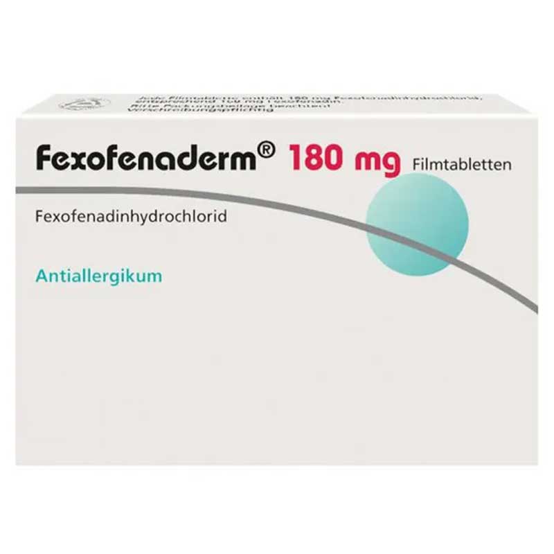 Fexofenaderm 180mg 100 St Filmtabletten