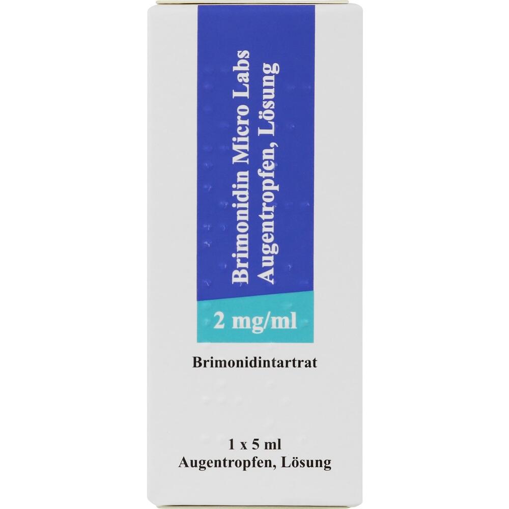 Brimonidin Micro Labs 2 mg/ml 1X5 ml Augentropfen