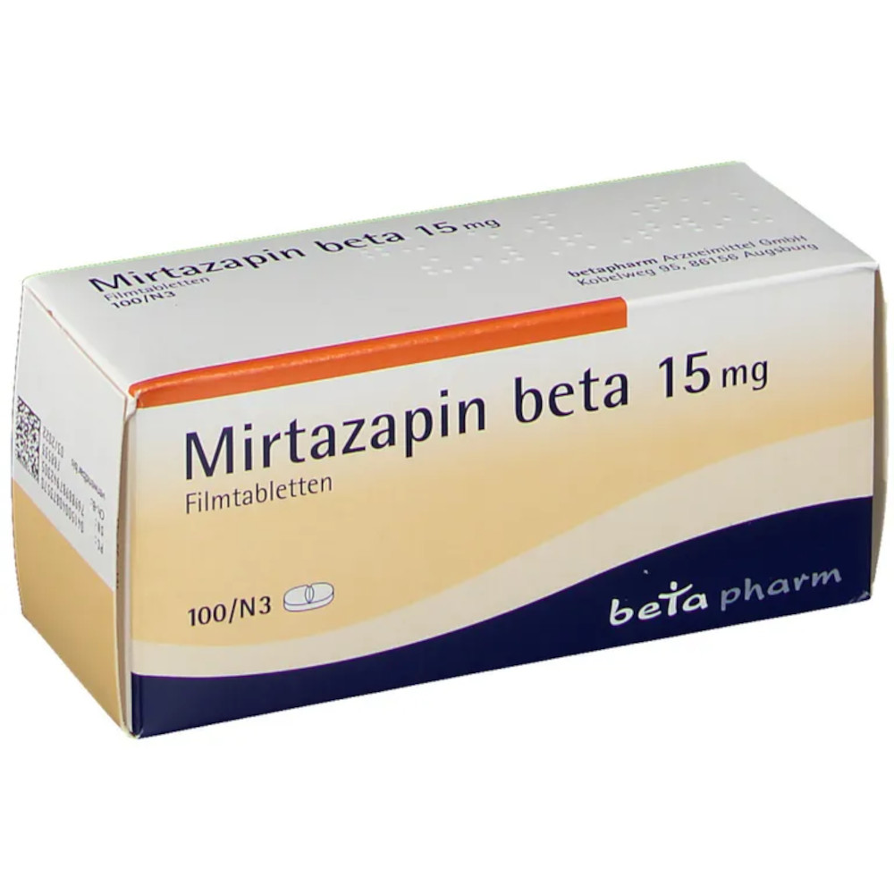 Mirtazapin beta 15mg 100 St Filmtabletten
