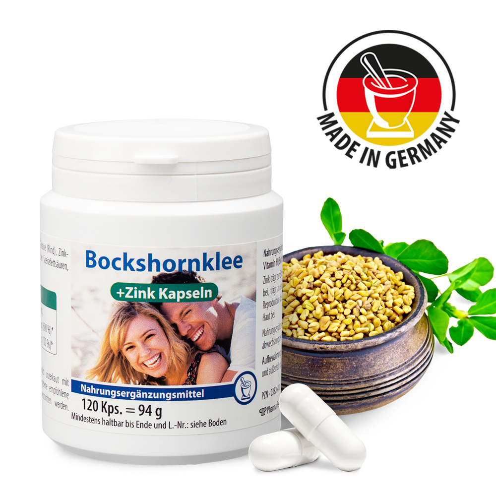 BOCKSHORNKLEE+Zink Kapseln 120 St Kapseln