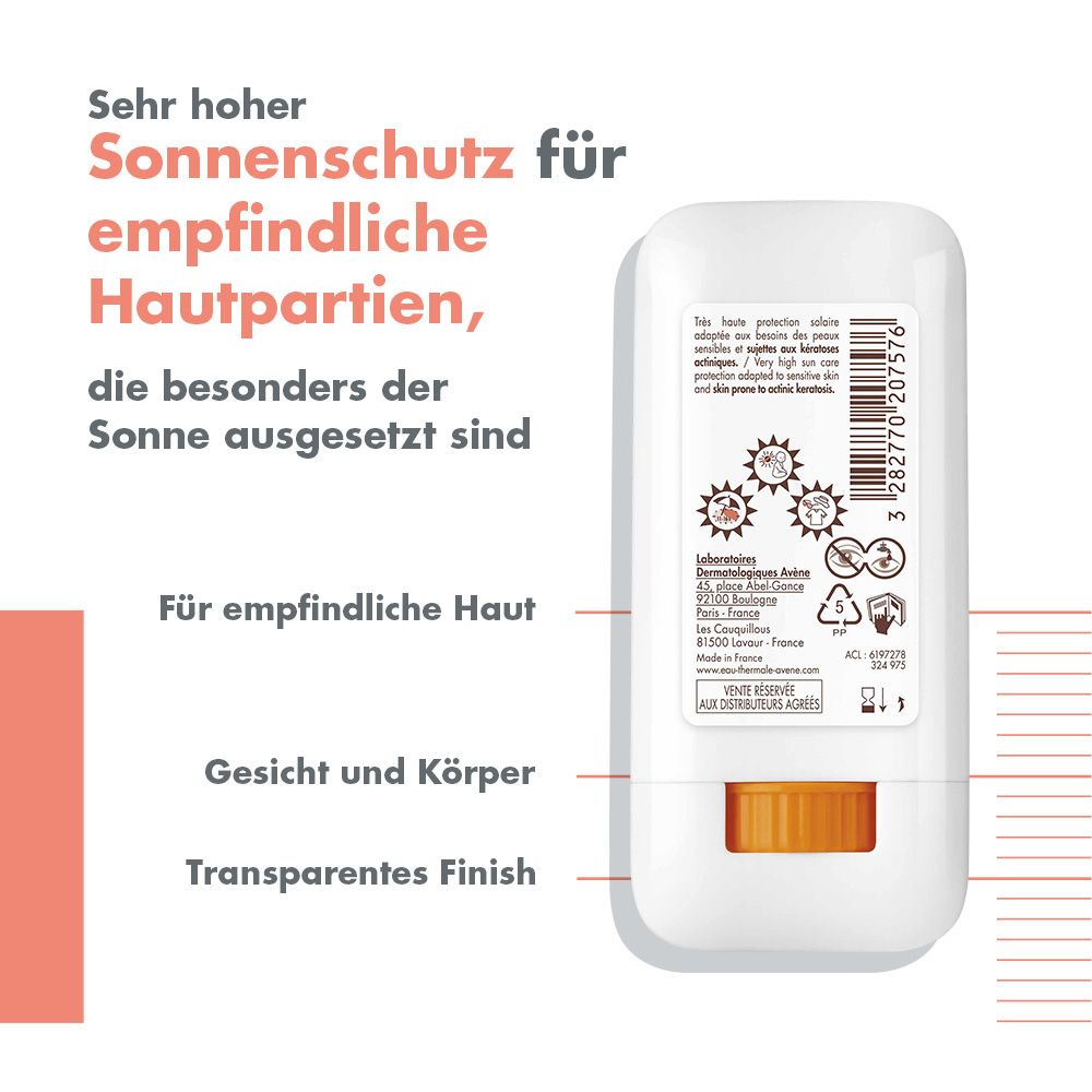 Avène SunsiStick KA SPF 50+  20 g Stifte