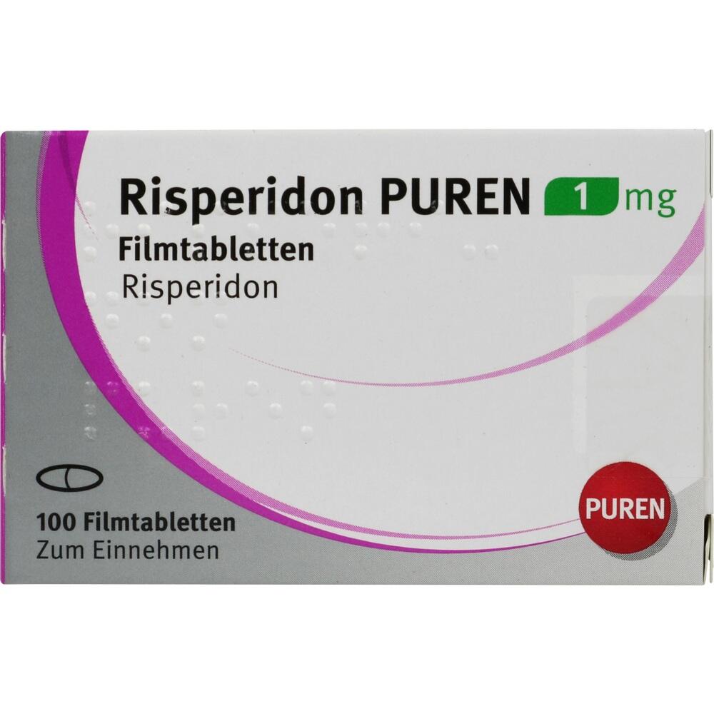 Risperidon PUREN 1mg 100 St Filmtabletten